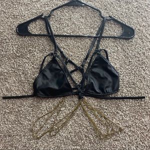 Harness chain bikini top dolls kill